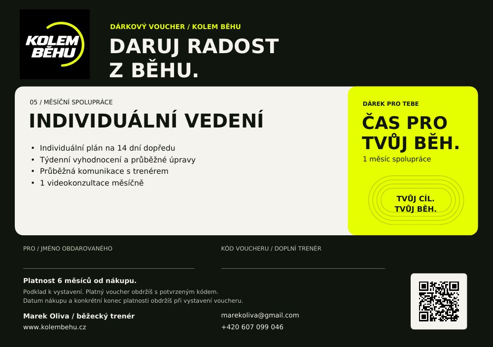 Preview of the Czech gift voucher: INDIVIDUAL COACHING