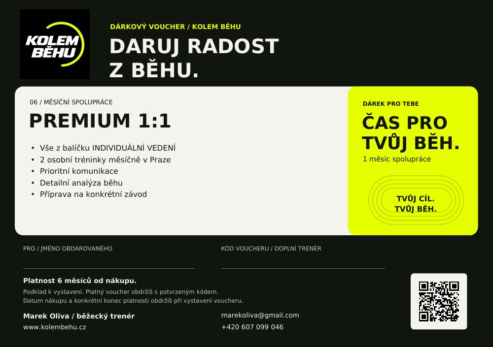 Preview of the Czech gift voucher: PREMIUM 1:1