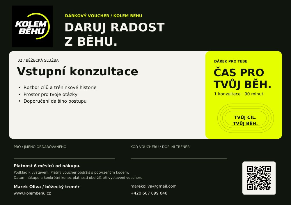 Preview of the Czech gift voucher: Initial consultation